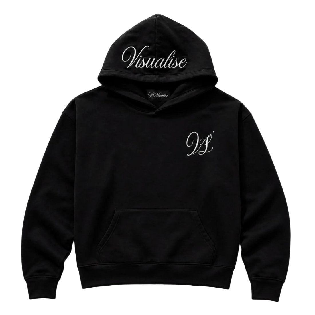 Visualíse Jet Black Hoodie