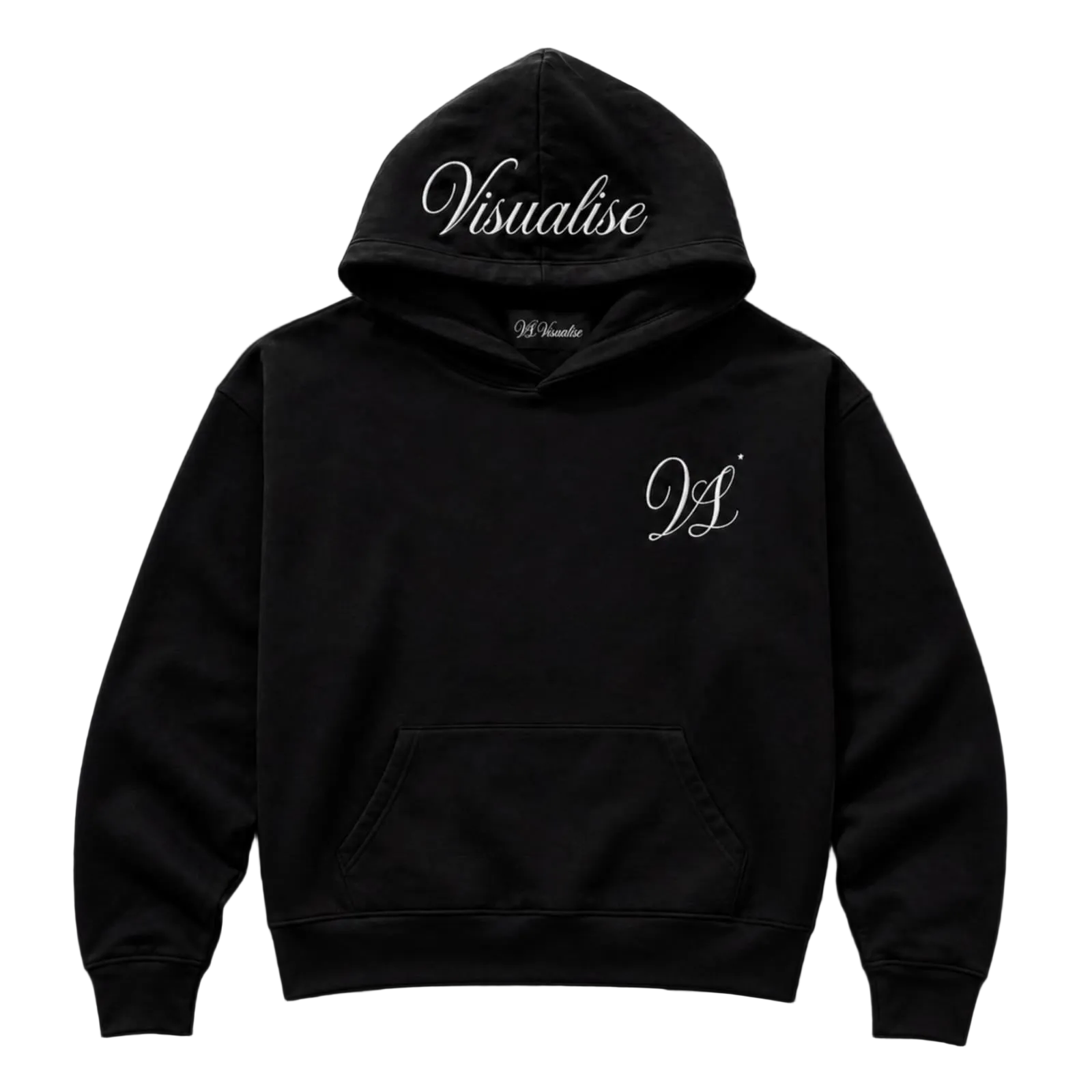 Visualíse Jet Black Hoodie