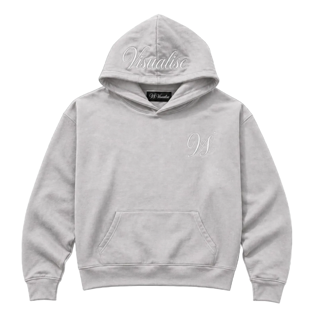 Visualíse Light Grey Hoodie