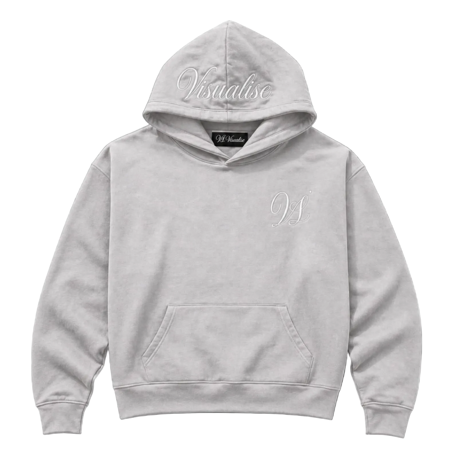Visualíse Light Grey Hoodie